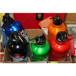 5 MCDONALDS OLYMPIC WATER BOTTLES NEW WITH TAGS