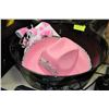 Image 1 : BLACK HALLOWEEN CANDY BIN W/GIRL'S PINK