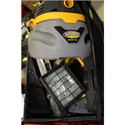 BOX WITH ASSORTMENT OF SHOP TOOLS