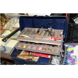 LARGE TACKLE BOX WITH CONTENTS