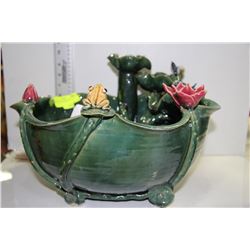 15" POTTERY WATER FOUNTAIN