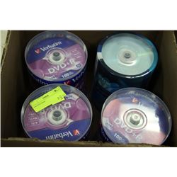 BOX OF FOUR 100 BLANK DVDs