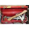 Image 1 : SMALL RED TOOLBOX & CONTENTS