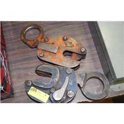 PAIR OF HEAVY DUTY CLAMPS