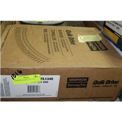 QUIKDRIVE SCREWS, #8 1-3/4"
