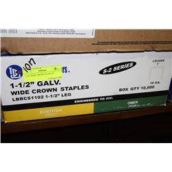 1-1/2" WIDE CROWN STAPLES