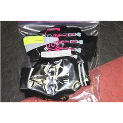 PACK OF 6 GLOW IN THE DARK HALLOWEEN SAFETY GLOVES