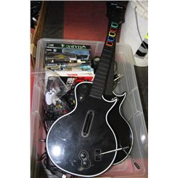 TOTE OF MISC GAMING ACCESSORIES INCLUDES 15