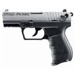 _NEW* Walther Arms 5050309 PK380 Pistol 380 ACP 3.66" 8+1 Black Poly Grip Nickel Slide 72336420023