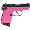 Image 1 : _NEW* SCCY CPX1CBPK CPX-1 Gen 2 DAO 9mm 3.1" 10+1 Pink Poly Grip/Frame Blk Slide 857679003050
