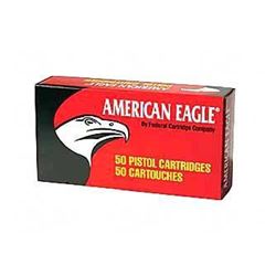 **AMMO FED AM EAGLE 9MM 115GR FMJ 50/1000. 250 ROUNDS) 029465088224