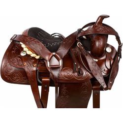 *NEW* Ranch Work Roping Pleasure Western Horse Saddle 16 17 18 [9563] FREE S&H