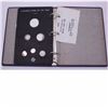 Canadian Coins of the Year Collector Coin Album with 1962 Silver 6-coin Year Set.