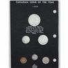 1958 Canadian Coins of the Year 6-coin Silver set with Totem Pole Commemorative Silver dollar (some 