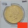 1904 United States $20 Gold