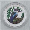 Image 1 : Australia 2014 colourized Gemstone Edition Kookaburra 1oz .999 Fine Silver coin. Coin comes encapsul