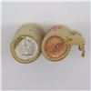 Image 1 : Lot of 2 x 1967 Canada 1-cent and 5-cent Rolls in Original Wrapping