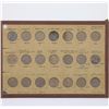 Image 1 : Interesting lot of USA Wheat Cent Varieties in custom holder.  Dates range from 1916 to 1944.  Varie