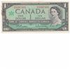 Image 1 : 1967 Canada $1 Banknote N/O prefix Beattie/Rasminsky Signature