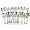 Group lot of 20x Birks Chantilly Design Sterling Silver Tea Spoon Set. Weighs 260 grams