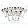 Image 1 : Group lot of 14x Birks Chantilly Design Sterling Silver Soup Spoon Set. Weighs $481.00 grams