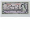 Image 1 : Bank of Canada 1954 $10 BC-40b note G/V Prefix Beattie/Rasminsky Signature