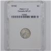 Image 1 : 1919c Newfoundland Silver 5-cent PNG Certified F-12