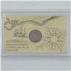 Image 1 : Admiral Gardner 186th Year of the Shipwreck Coin in hard plastic display with informational card.