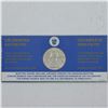 Image 1 : Pope John Paul II Visit to Canada September 1984 Medallion in informational display card.