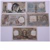 Image 1 : Estate lot of 5 x Large Sized Banknotes from France dating from 1940 to 1987.