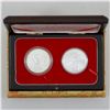 Image 1 : 1998 Norman Bethune $5 and 10 Yuan 2-coin set Commemorating the 60th Anniversary of his Arrival in C
