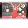 RCM issue; 2004 Olympic Lucky Loonie 6-coin Collector Card Set