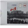 2015 50th Anniversary of the Canadian Flag Collector Card with coins