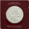 1973 Commonwealth of the Bahama Islands $5 Sterling Silver Uncirculated Specimen coin in display car