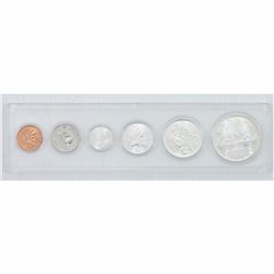 1966 Canada 6-coin silver year set in hard plastic Holder.