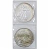 Image 1 : Estate lot of 2x United States .999 Fine Silver Rounds. (Tax Exempt). Please view Scan