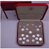 Image 1 : 1999 and 2000 RCM 24-Coin Silver Commemorative Set in Special edition Chinese Year of the Dragon dis