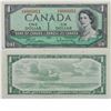 Image 1 : 1954 Bank of Canada Low Serial Number $1; cat code BC-37b-i, V/P0000053