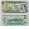 Image 1 : 1973 Bank of Canada Cut out of Register $1; cat code BC-46a, NF9149533, UNC