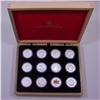 Image 1 : 2013 Canada $10 Fine Silver 12-Coin Set with Deluxe Wooden Box