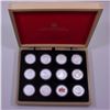 Image 1 : 2013 Canada $10 Fine Silver 12-Coin Set with Deluxe Wooden Box