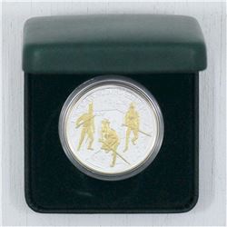 2012 Gold Plated Proof Silver Dollar - War of 1812 (1812-2012) Coin comes encapsulated with display 