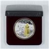 Image 1 : 2014 Gilded Gold Plated Proof Silver Dollar commemorating the 100th Anniversary of the Declaration o