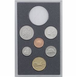 1991 frosted proof Canada 6-coin Set broken from the official Proof Double Dollar set issued by the 