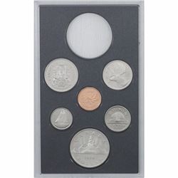 1986 frosted proof Canada 6-coin Set broken from the official Proof Double Dollar set issued by the 