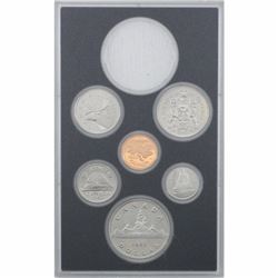 1983 frosted proof Canada 6-coin Set broken from the official Proof Double Dollar set issued by the 