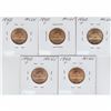 Image 1 : 5 x 1942 Canada Tombac 5-cents in Mint State with original lustre (some are toned)