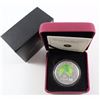 Image 1 : 2008 $20 Crystal Raindrop Silver Coin. Please note there are light scratches on the coin capsule. (T
