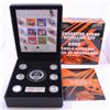 Image 1 : 2003 NHL All-Stars Limited Edition 6 coin Stamp and  Medallion set.  This deluxe set includes six le