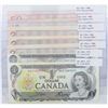 Image 1 : Group lot of seven second generation replacement notes in Fine or better condition. You will receive